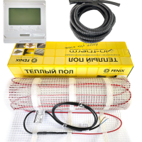 Комплект нагрівальний мат in-therm ECO + програмований регулятор для теплої підлоги без стяжки